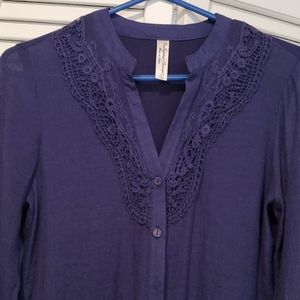 Navy Blue Button Down Shirt